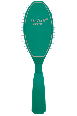 MADANРасчёска массажная очень мягкая зелёная MPB-M04 размер M
