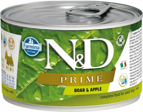 N&D Dog Prime с кабаном и яблоком влажный корм для собак мелких пород