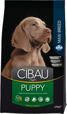 Cibau Puppy Maxi с курицей сухой корм для щенков крупных пород
