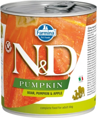 N&D Dog Pumpkin с кабаном, яблоком и тыквой влажный корм для собак