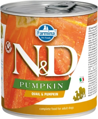 N&D Dog Pumpkin с перепелом и тыквой влажный корм для собак