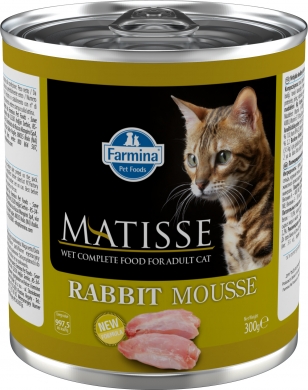 Matisse мусс с кроликом влажный корм для кошек