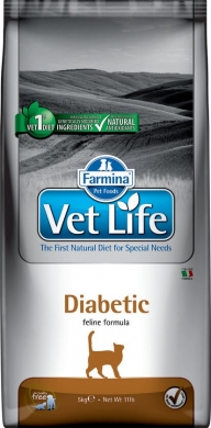 Vet Life Cat Diabetic с курицей диетический сухой корм для кошек при сахарном диабете
