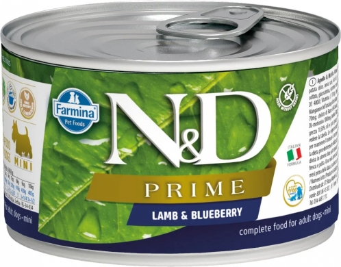 N&D Dog Prime с ягненком и черникой влажный корм для собак мелких пород