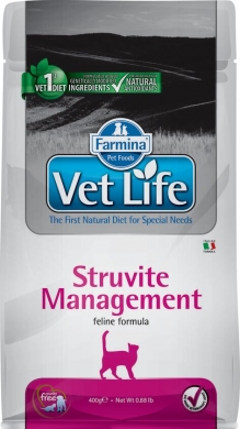 Vet Life Cat Struvite Management с курицей диетический сухой корм для кошек профилактика рецидивов МКБ