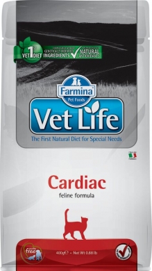 Vet Life Cat Cardiac с курицей диетический сухой корм для кошек при хронической сердечной недостаточности