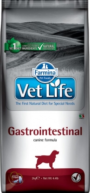 Vet Life Dog Gastrointestinal с курицей диетический сухой корм для собак при заболеваниях ЖКТ