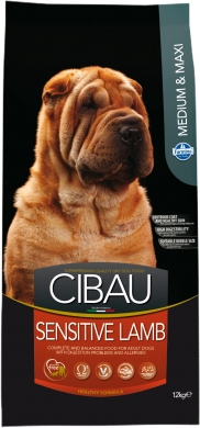 Cibau Sensitive Lamb Medium\Maxi с ягненком сухой корм для собак средних и крупных пород