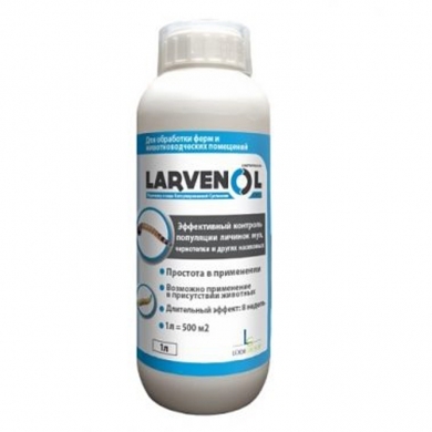 LODI SASЛарвенол Капс(Larvenol Caps)  инсектоакарицидное средство для обработки помещений 1000мл(концентрат)