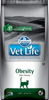 Vet Life Cat Obesity с курицей диетический сухой корм для кошек с избыточным весом