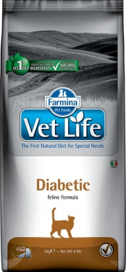 Vet Life Cat Diabetic с курицей диетический сухой корм для кошек при сахарном диабете