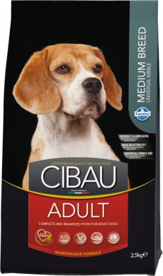 Cibau Adult Medium с курицей сухой корм для взрослых собак средних пород
