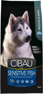 Cibau Sensitive Fish Medium\Maxi с рыбой сухой корм для собак средних и крупных пород