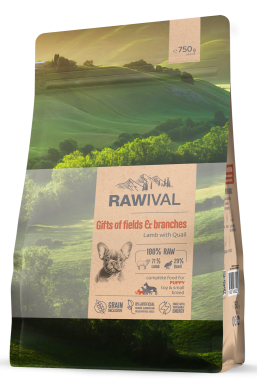 RawivalGifts of Fields&Branches с ягненком и перепелом сухой корм для щенков карликовых и мелких пород