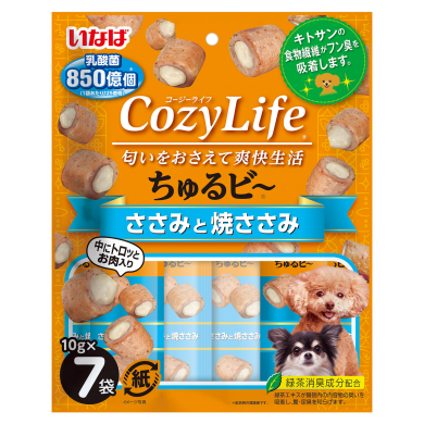 Inaba Cozy life куриное филе с запеченным куриным филе лакомство для собак