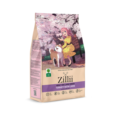 ZILLII Adult Dog Large Breed с индейкой и ягненком сухой корм для взрослых собак крупных пород