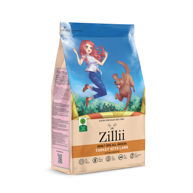 ZILLII Adult Dog с индейкой и ягненком сухой корм для взрослых собак