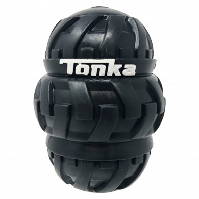 Tonka Игрушка-дозатор для лакомств тройной цвет черный 10,2см