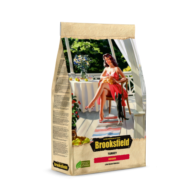 BROOKSFIELD Low Grain Adult Cat Indoor Turkey с индейкой низкозерновой сухой корм для взрослых кошек