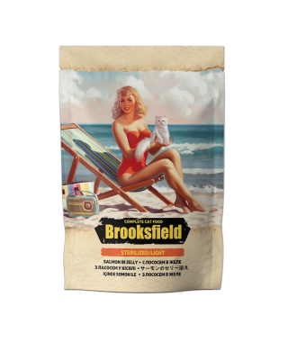 BROOKSFIELD Adult Sterilized/Light Cat Salmon с лососем в желе влажный корм для кошек