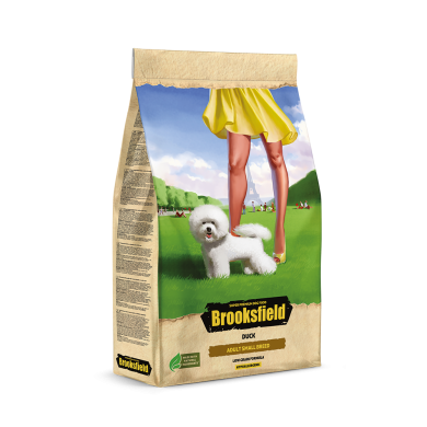 BROOKSFIELD Low Grain Adult Dog Small Breed с индейкой и уткой низкозерновой сухой корм для взрослых собак мелких пород