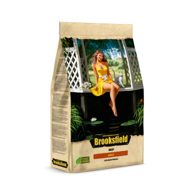 BROOKSFIELD Low Grain Adult Cat Beef с говядиной и индейкой низкозерновой сухой корм для взрослых кошек