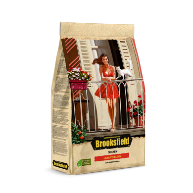 BROOKSFIELD Low Grain Light/Sterilized с курицей сухой корм для кошек с избыточным весом и стерилизованных