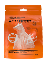 "Wellement" индейка с тыквой сублимированное лакомство для собак
