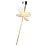 Petto Махалка "Норковый бантик на веревке" игрушка для кошек