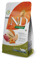 N&D Cat Quinoa с уткой, кокосом и киноа для здоровья кожи и шерсти влажный корм для кошек