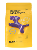 "Wellement" с уткой сухой корм для щенков мелких пород