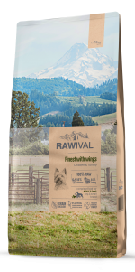 Rawival "Finest with Wings" с курицей и индейкой сухой корм для взрослых собак карликовых и мелких пород