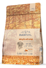 Rawival "Wild Gifts with Wings" с уткой и фазаном сухой корм для взрослых собак средних и крупных пород