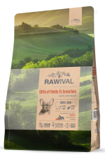 Rawival "Gifts of Fields&Branches" с ягненком и перепелом сухой корм для щенков карликовых и мелких пород
