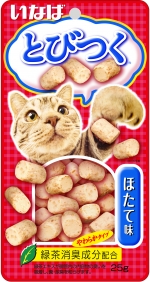 "Inaba Tobitsuku" cо вкусом морского гребешка запеченное лакомство для кошек