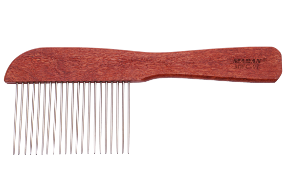 MADANРасчёска на деревянной ручке MWC-01 25см