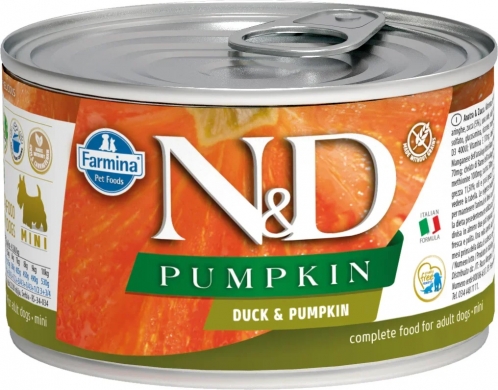 N&D Dog Pumpkin с уткой и тыквой влажный корм для собак мелких пород