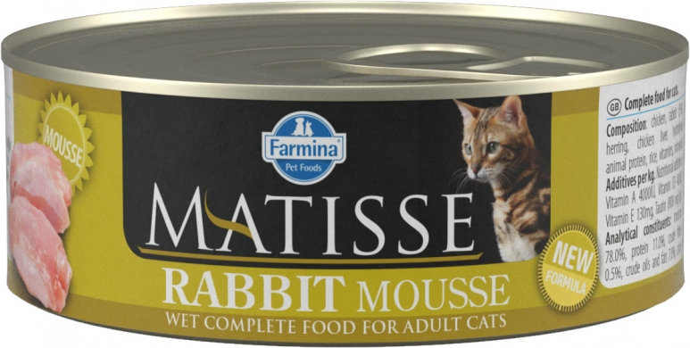 Matisse мусс с кроликом влажный корм для кошек