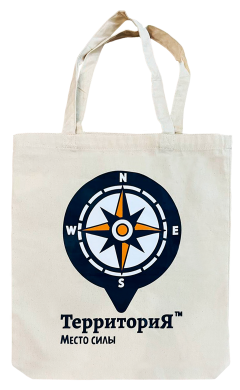 Эко-сумка шоппер с логотипом ТерриториЯ