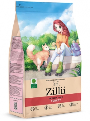 ZILLII Urinary Care Cat с индейкой сухой корм для кошек для профилактики заболеваний мочевыделительной системы