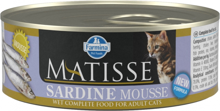 Matisse мусс с сардинами влажный корм для кошек