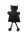Buckle-Down игрушка-пищалка веревочная для собак мягкаяБэтмен цвет черно-серый 20см