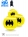 Buckle-Down игрушка для собак теннисные мячикиБэтмен цвет желтый 7см (3шт)