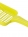 Пет ЮнионСовок Scoopy с мелкой сеткой цвет лимон 26х10см