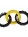 Tonka Кольца гибкие тройные игрушка для собак цвет желтый/черный 26,7см