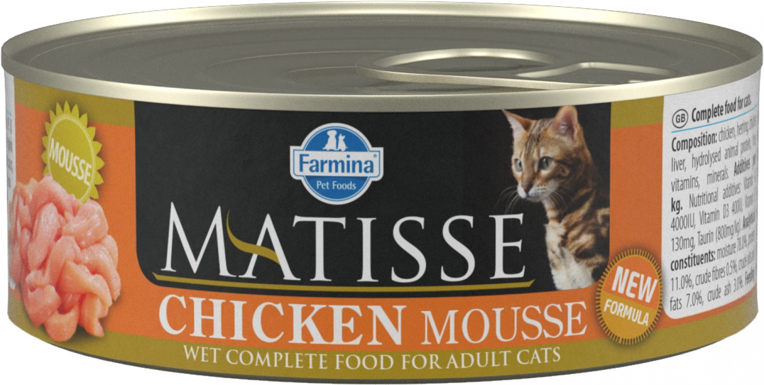 Фармина влажный корм. Фармина Матисс консервы для котят. Фармина Matisse Mousse Chicken влажный корм для кошек 300 гр. Matisse мусс для кошек (сардина). Matisse Salmon Tuna корм для кошек.